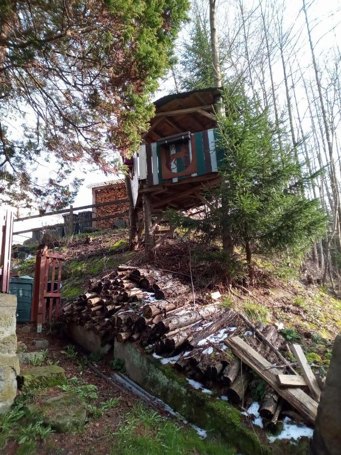 Ferienwohnung Zum Sebnitzer Hirsch Exterior foto